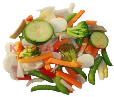 Asian Stir-Fried mixed vegetables